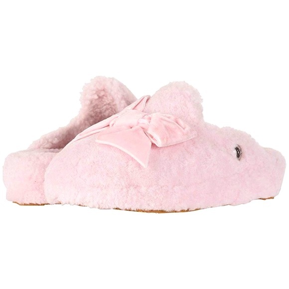 UGG | Shoes | Ugg Addison Velvet Bow Slippers In Seashell Pink 7 | Poshmark